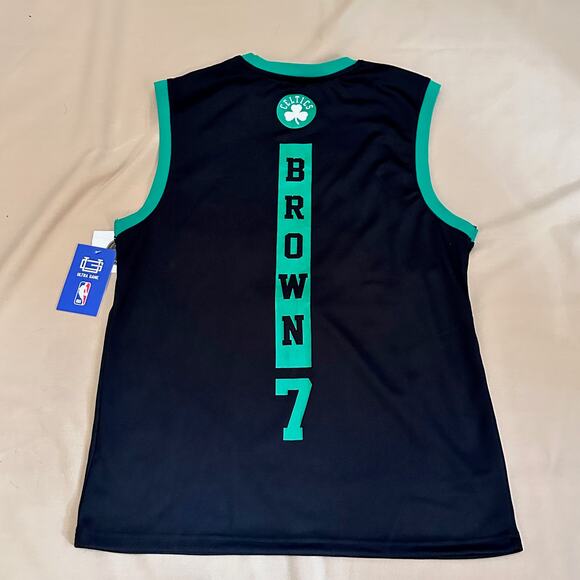 Boston Celtics Mens Medium Ultra Game NBA Jersey Brown #7 Muscle Tank Black New - Picture 2 of 16
